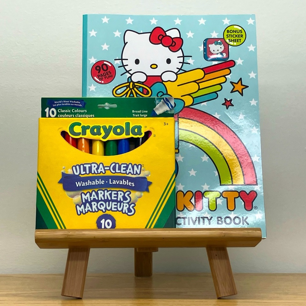 Hello Kitty Coloring Book with Washable Crayola Markers